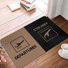 The Exit Arrival Departure Doormat Bathroom Welcome Mat Entrance Home Balcony Airport Sign Absorbent Floor Rug Bedroom Furry Mat