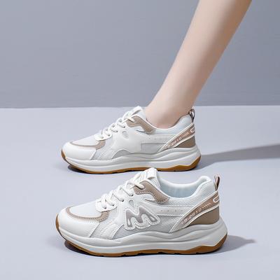 Ins корейская версия полых папьих туфель для женщин 2025 лето новые дышащие и легкие студенческие повседневные спортивные туфли YB6816