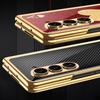 Роскошный Чехол с Покрытием «Все Включено» для Samsung Galaxy Z Fold 7 6 5 Fold5 Расписное Закаленное Стекло Ударопрочный Защитный Чехол для Телефона
