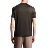 Emporio Armani EA7 Осень/Зима 25 Трикотажная футболка с круглым вырезом и пышными рукавами, однотонная, с логотипом, смешанная лиоцеллом, мужская одежда EM002963-AF10761-U8120