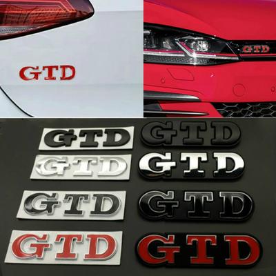 3D металлические наклейки с логотипом GTD, наклейки на передний капот, гриль, эмблема, значок для GTD Go-lf 2, 4, 5, 6, 7, 8 R MK4 MK5 MK6 MK7 MK3 MK2