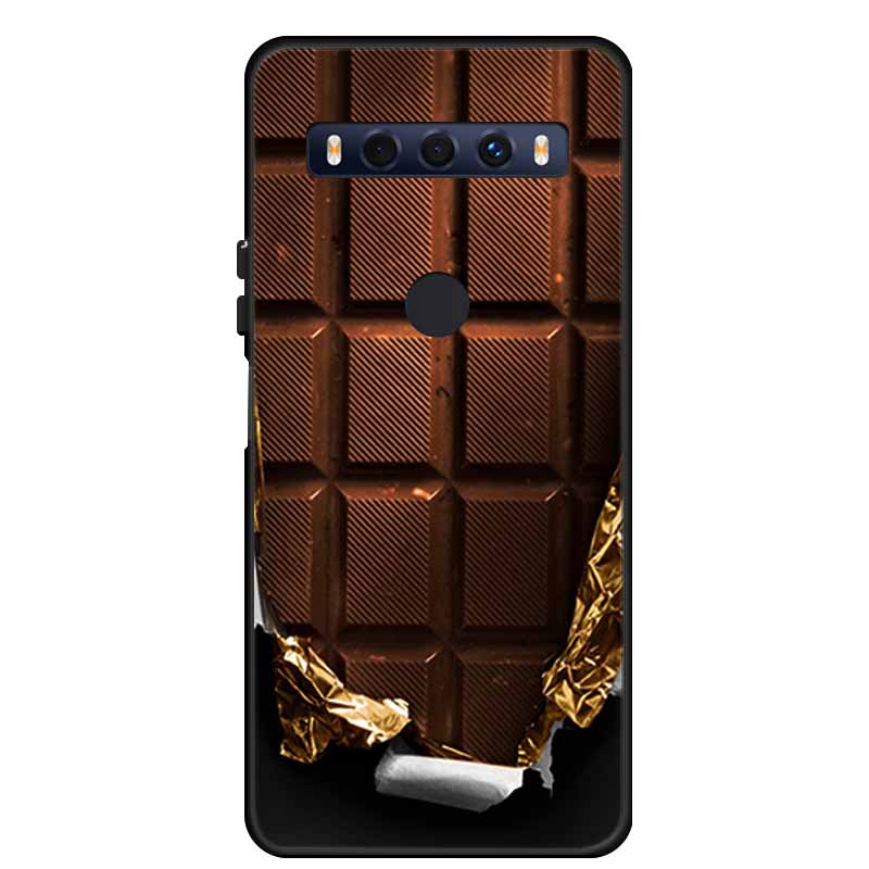 Для чехла TCL 10 SE 10SE Coque Черный ТПУ Силикон Мягкая задняя крышка Чехлы Для телефона TCL 10 SE 6.52" Funda Сумка Защитный чехол