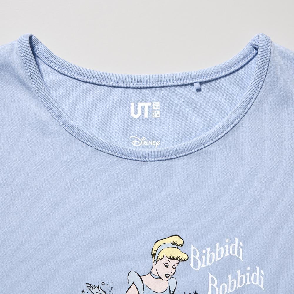 Uniqlo GIRLS Disney UT Графическая футболка с коротким рукавом A
