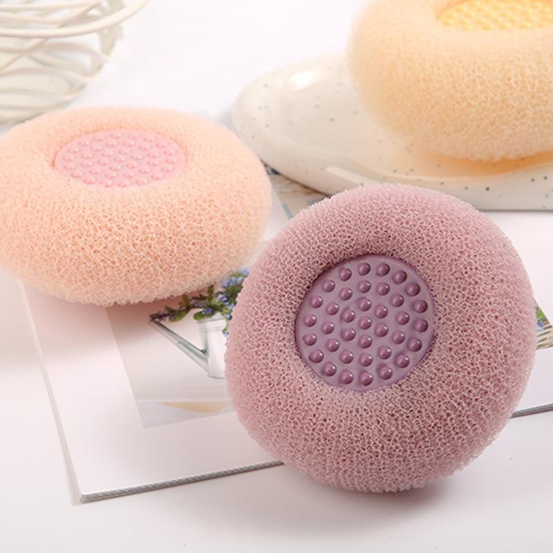 Массажный шарик для ванны с присоской и щеткой для чистки