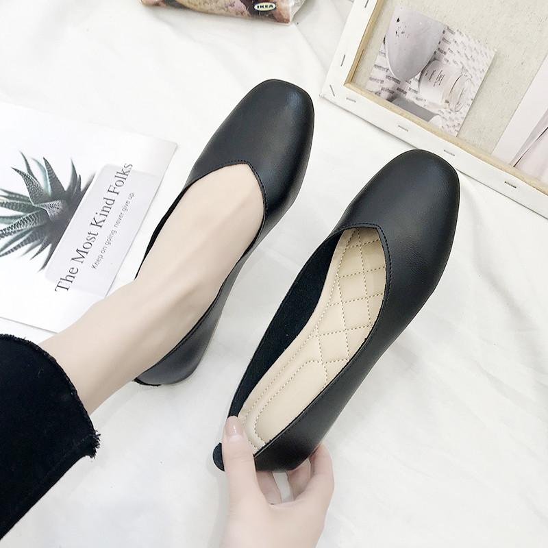 Summer Women's Soft-soled Loafers Outdoor Flat Shoes for Women Work Shoes Fashion Breathable Women Shoes Zapatos De Mujer
