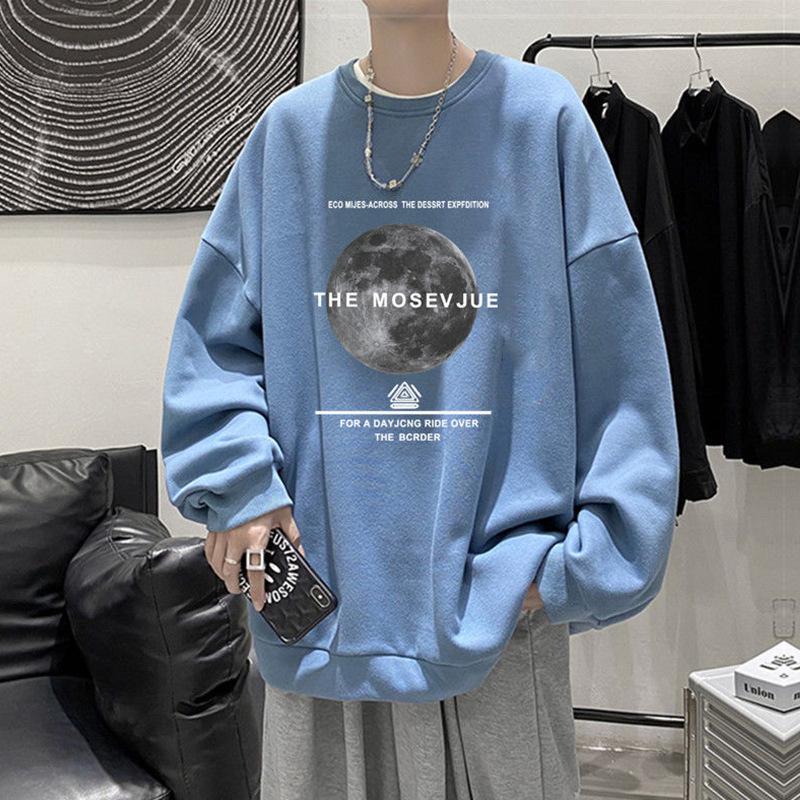 Men's 2023 Trendy Long-Sleeve Thin Sweatshirt: Spring & Autumn Inner Wear