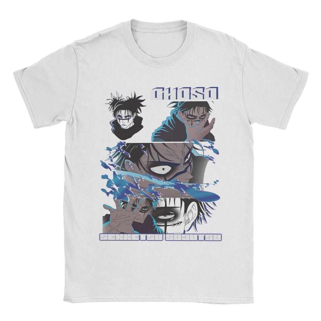 Футболка Choso JJK Anime для мужчин, новинка, 100% хлопок, футболки с круглым вырезом и коротким рукавом, идея для подарка, одежда