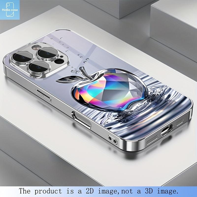 2D flat pattern printed pattern tempered glass Phone Case for iPhone 17 16 15 14 13 12 11 Pro Max Plus all-inclusive phone Cover
