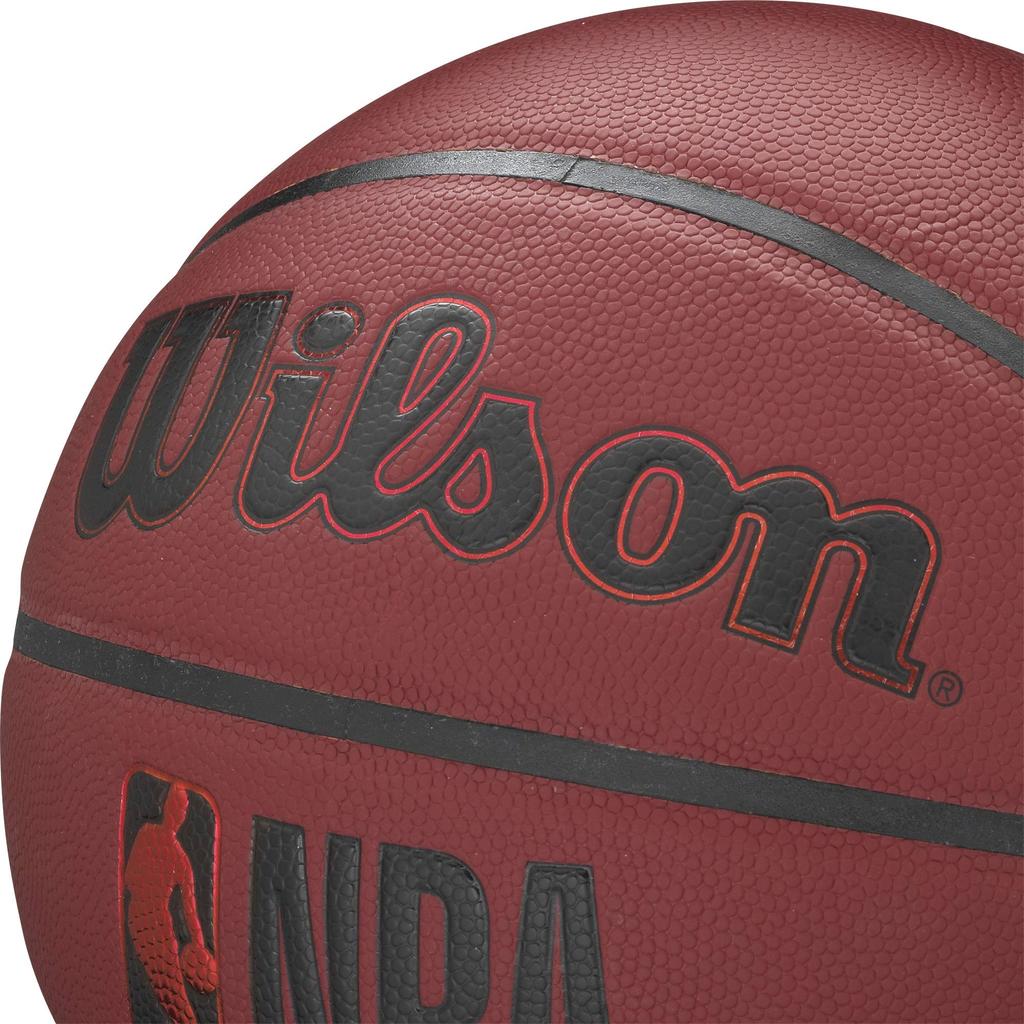Wilson NBA FORGE Basketball Size 6 Diameter Crimson WTB8201XB06, Indoor/Outdoor Use, / Approx. 23.2cm,