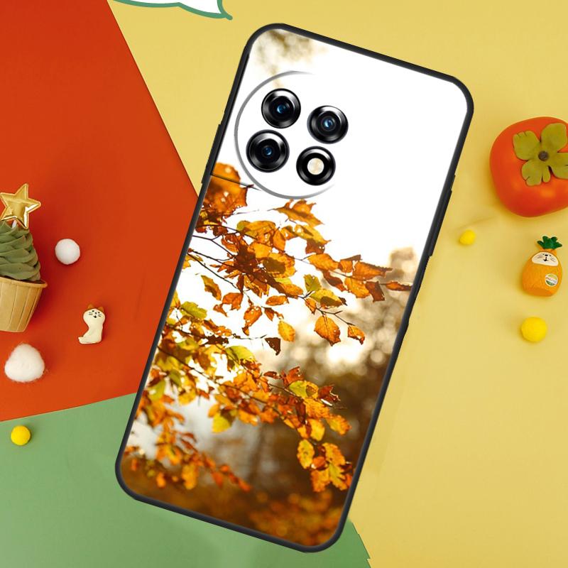 Autumn Leaves Case For OnePlus 15 12 12R 13T 13R 13 11 9 10 Pro 10T 8T Nord 5 CE 2 3 4 Lite N20 N30 Cover