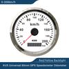 KUS Waterproof 85mm GPS Speedometer Speed 120km/h 0-200 km/h for Car Truck Boat 12V 24V with Red Yellow Backlight