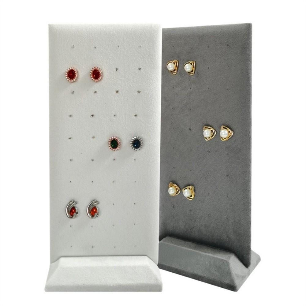 Dismountable Earring Display Organizer Velvet Ear Stud Holder for Home Dresser