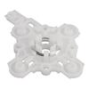 Left Car Side Mirror Glass Lens White Plastic Bracket Clip Holder for Honda