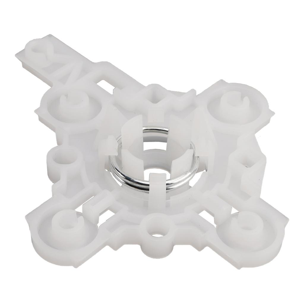 Left Car Side Mirror Glass Lens White Plastic Bracket Clip Holder for Honda