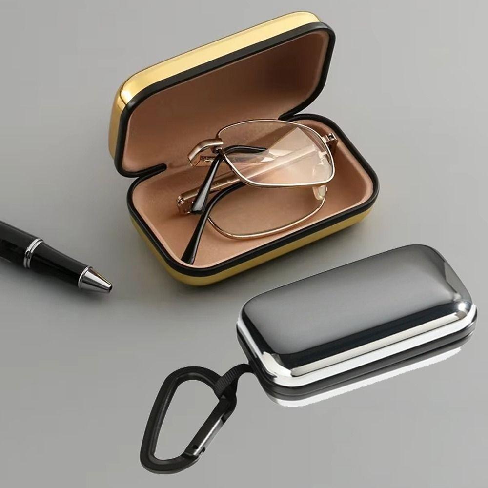 Stainless Steel Eyeglass Case Portable Presbyopic Storage Case Reading Glasses Box Outdoor