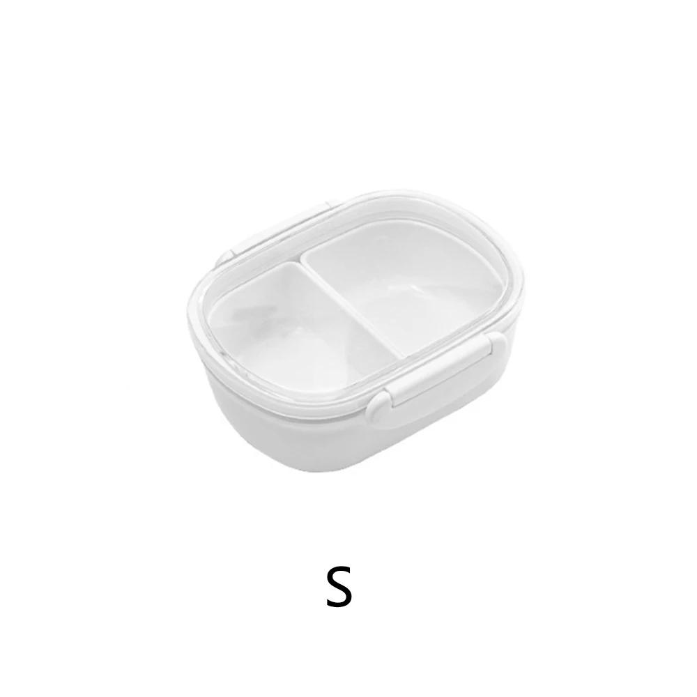1pc-Portable Lunch Box - Bento Containers, Leak-Proof, Manual, Durable Plastic Material, Ideal for Picnic and Outdoor Activities