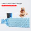 15 Pcs Pet Dog Waste Poop Bags with Printing Footprint Pattern Design Clean-up Garbage Waste Bag