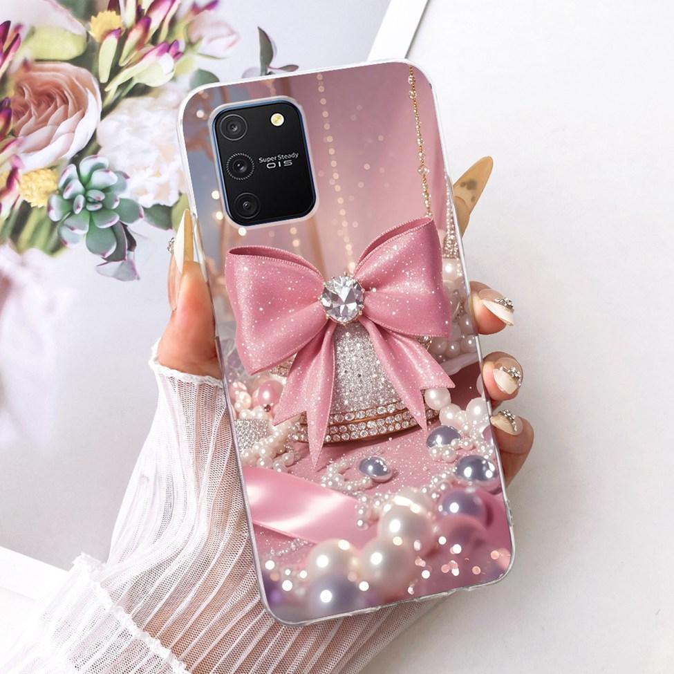 Clear For Samsung S10 Lite Case Cute Fashion Butterfly Funny Painted Casing For Samsung Galaxy S10 Lite SM-G770F SM-G770U1 Cover