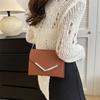 Bag 2025 New Trendy Autumn Fashion Small Square Bag Temperament Women's Bag Chain Bag Solid Color Casual Shoulder Messenger Bag