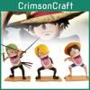 Детализированные ПВХ фигурки One Piece Луффи Зоро Санджи Аниме Коллекционные Декор для стола
