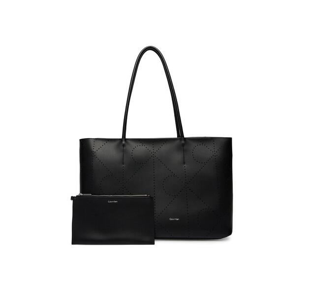 Сумка Calvin Klein Emblem Aop Perfor Lthr Tote