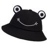 Frog Printing Bucket Hat Casual Hat Women Sun Protection Hat Cotton All-match Sun Hat