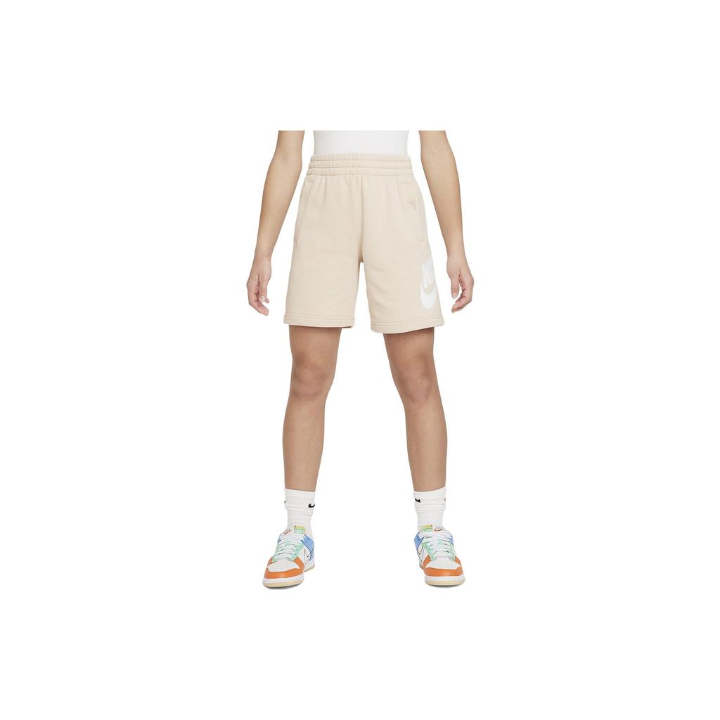 Nike Sportswear Club Fleece Letter Logo Print Kids Shorts Kids Shorts Sand-Drift FD2997126