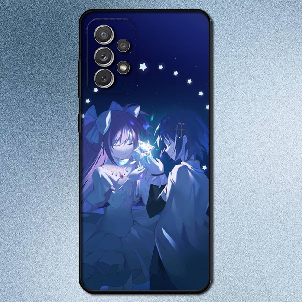 Чехол для телефона Madoka M-Mahou Shoujo для Samsung S25, S24, S21, S22, S23, S30, Ultra, S20, Plus, Fe, Lite, Note, 10, 9, 5G Черный