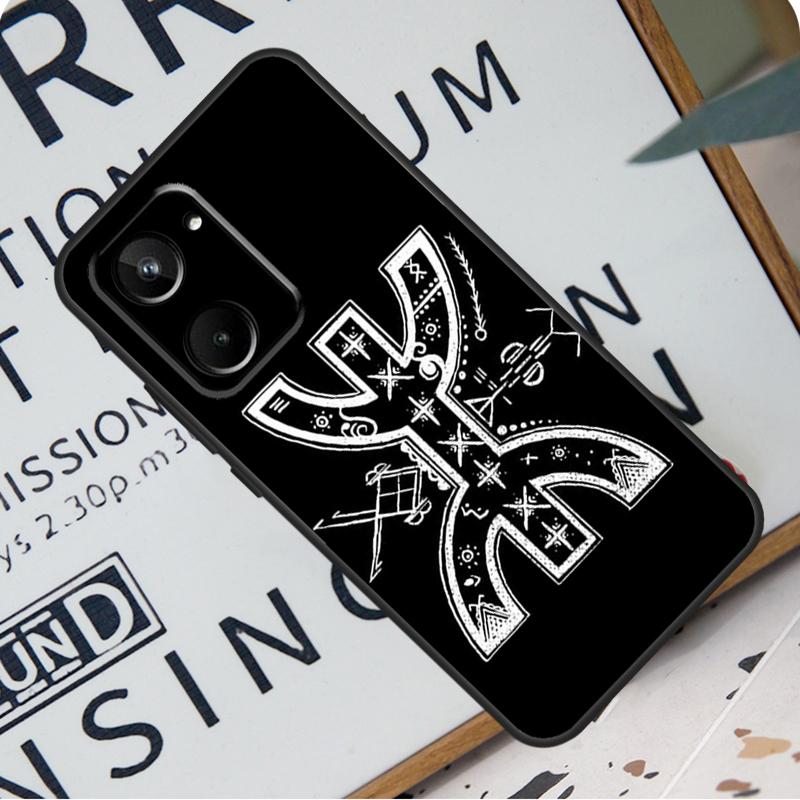 Флаг амазигов берберов для Realme 12 Pro Plus 9 10 11 GT5 C51 C31 C67 C55 C53 C35 C33 C30 C21Y C25s GT Neo 6 чехол