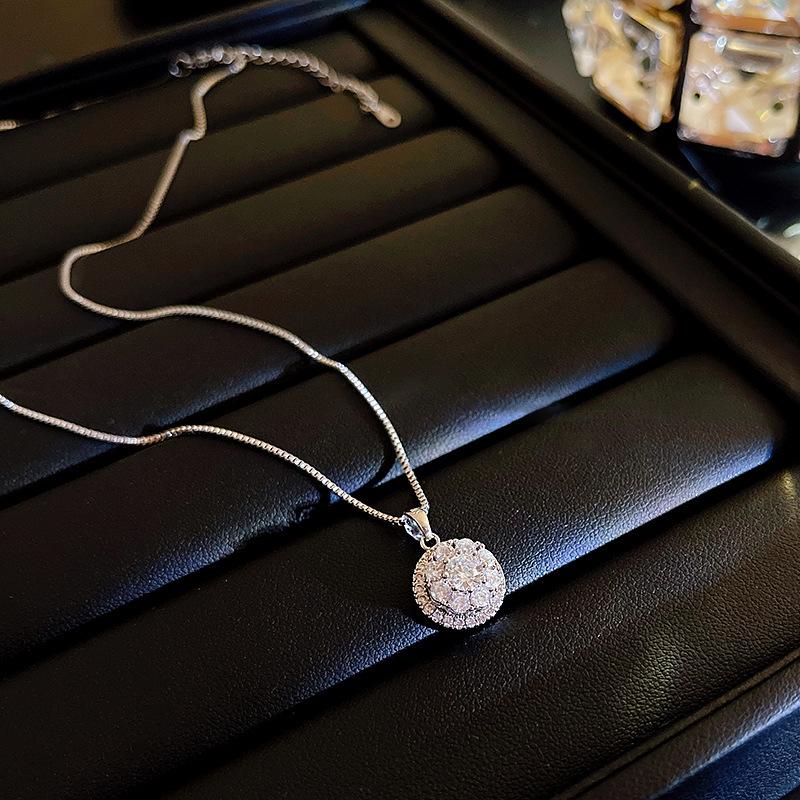 ANENJERY Комплекты ювелирных изделий с цирконом ААА, обручальное кольцо, ожерелье, серьги для свадебных украшений, подарок на день Святого Валентина для женщин