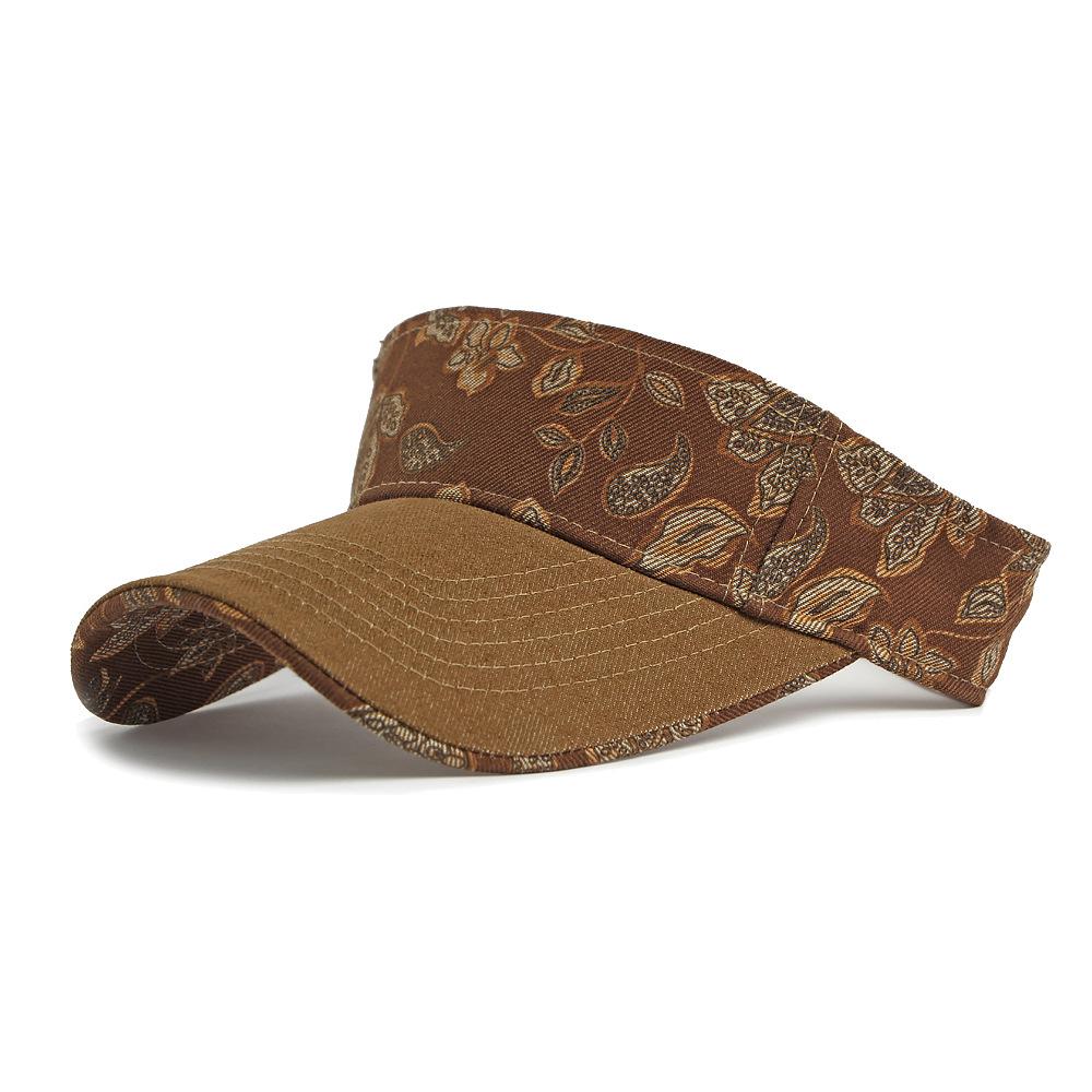Cashew Flower Empty Cap Summer Women's Sun Hat Outdoor Sports Riding Sun Hat Denim Baseball Hat