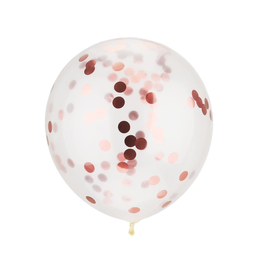 1 шт. Набор 12 дюймов розовый латекс для дня рождения прозрачные шары конфетти прозрачные шары конфетти шары