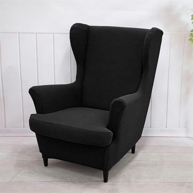 Чехлы на спинку стула из флиса с крылышками, водоотталкивающие эластичные чехлы на кресла с подушками, чехлы для одного дивана