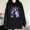 New Anime Kochou Shinobu Printed Hooded Sweatshirt Autumn Winter Women Men Harajuku Hoodie Fleece Loose Casual Hoodies