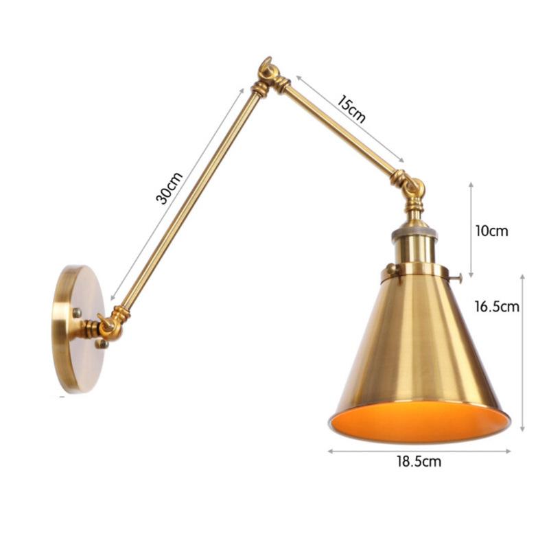 Американский Железный Арт Мульти Фестиваль НЛО Бар Ресторан Черный Индивидуальность Простая Спальня Декор Лампа для Спальни Настенный Светильник