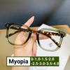 Fashion Unisex Clear Lens Myopia Glasses Unisex Trend Fashionable Munis Diopter Eyeglasses Women Men Square Near Sight Glasses0 -1.0-4.0