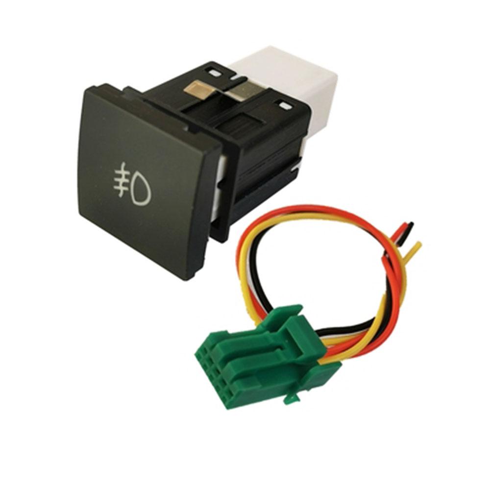 Car Red LED Power On Off Switch Packing Radar Fog Light Fan Music Switch Button For VW Golf 6 Jetta 5 MK5 Caddy EOS Scirocco