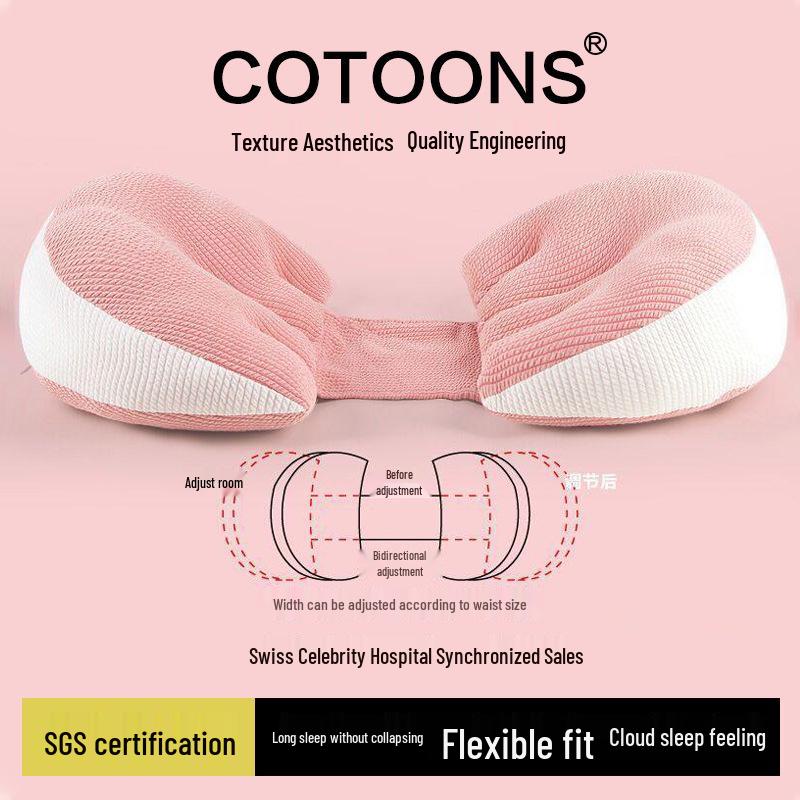 Maternity Body Pillow: Multifunctional Lumbar Support, Side Sleeping, and Belly Cushion