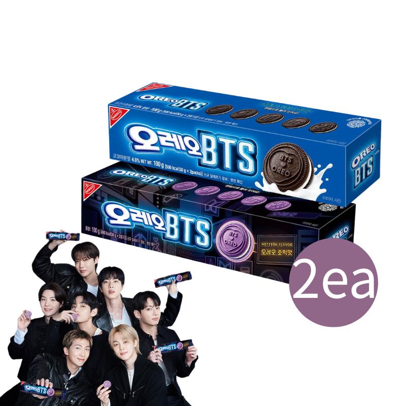 Oreo Печенье X BTS Limited Edition со вкусом блинчиков с коричневым сахаром, 100 г, 2 шт.