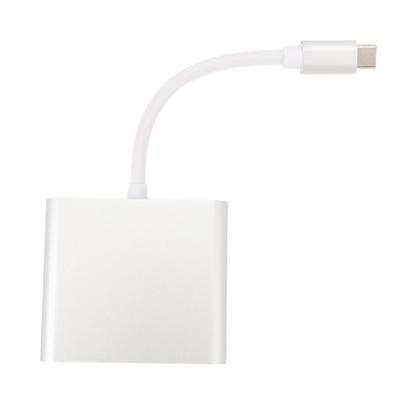 Адаптер 3 в 1 Type C USB C на USB 3.0 4K HD Мультимедийный интерфейс PD Конвертер для ноутбука телефона