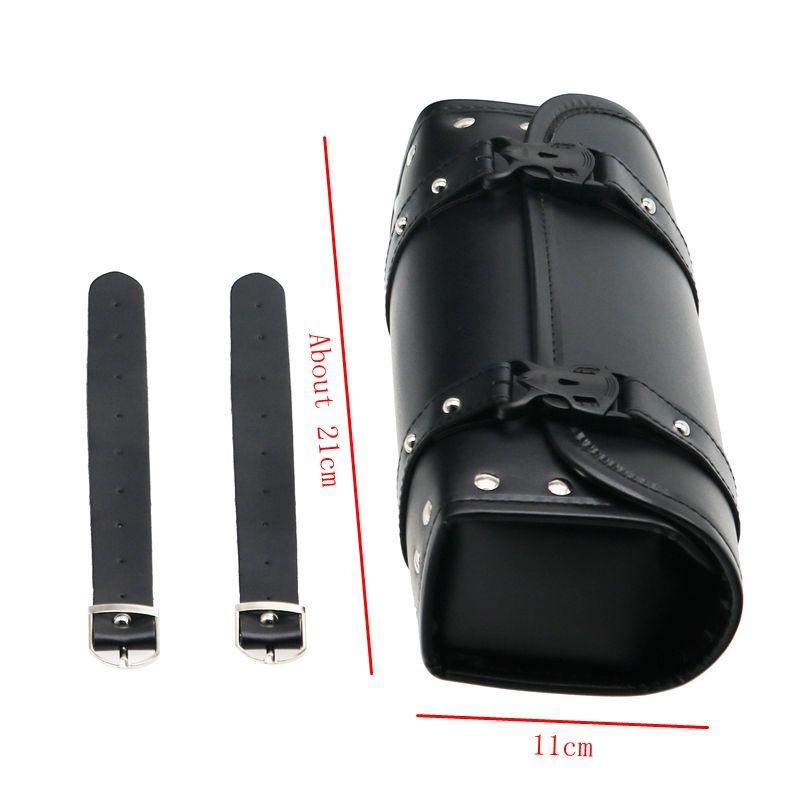 LMoDri универсальная мотоциклетная кожаная боковая сумка для хранения инструментов, передняя сумка для багажа, передняя и задняя сумка для хранения инструментов, комплект для