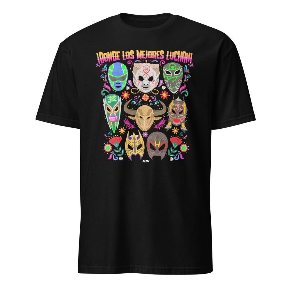 AEW Hispanic Heritage Month Donde Los Mejores Luchan Official AEW TShirt Unisex T-Shirt Graphic Tee