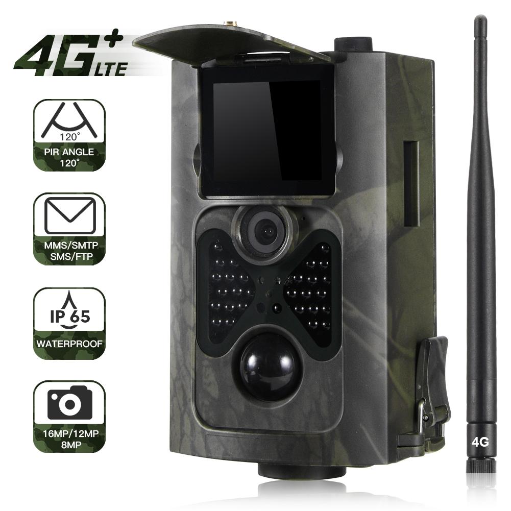 4G Trail Camera 0.3s Охотничьи камеры Trail Night Vision Ip65 Po Ловушки Дикая природа Wildcamera Камера наблюдения за животными