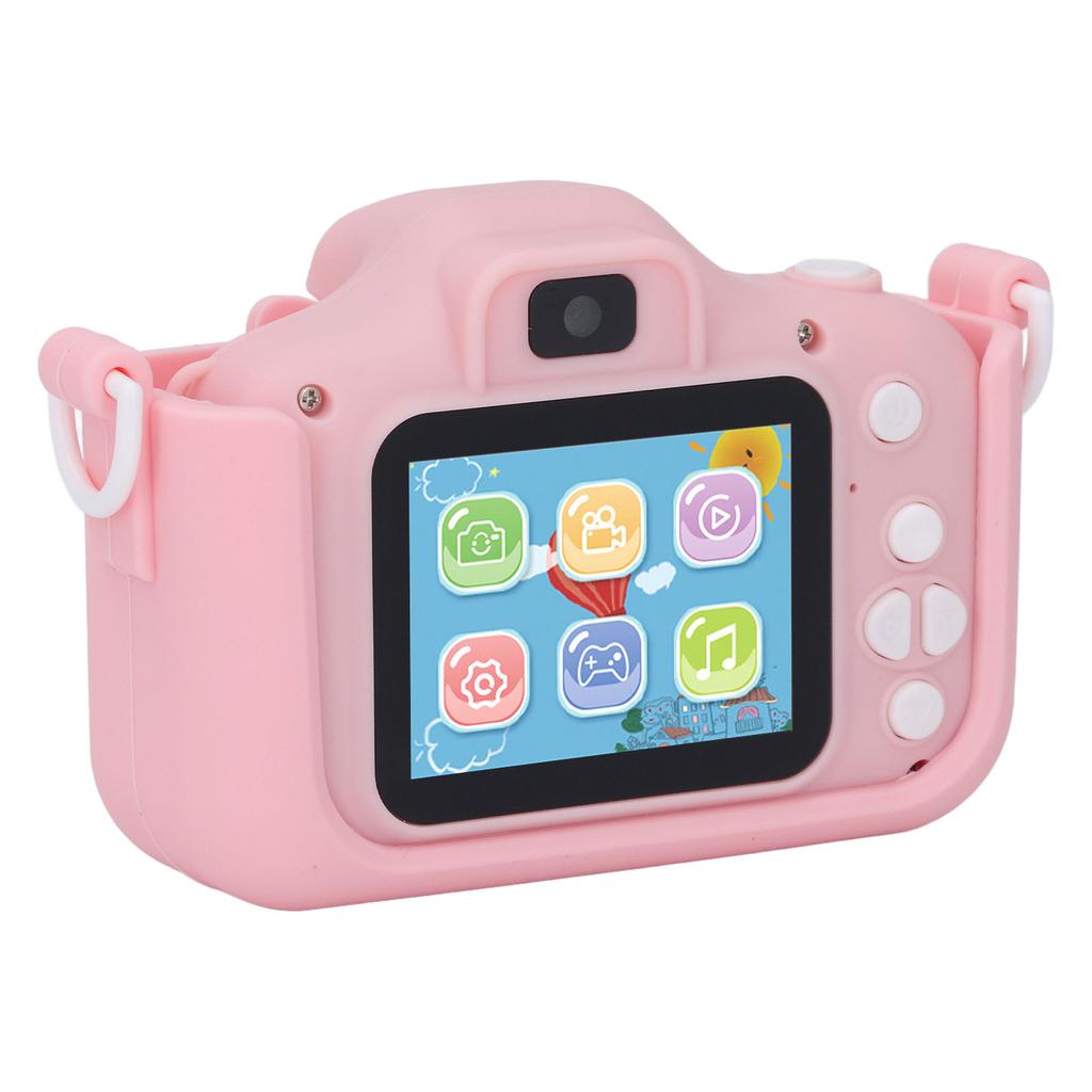 Детская цифровая камера 2,0-дюймовый IPS-экран фото-видеокамера силиконовый чехол мультфильм