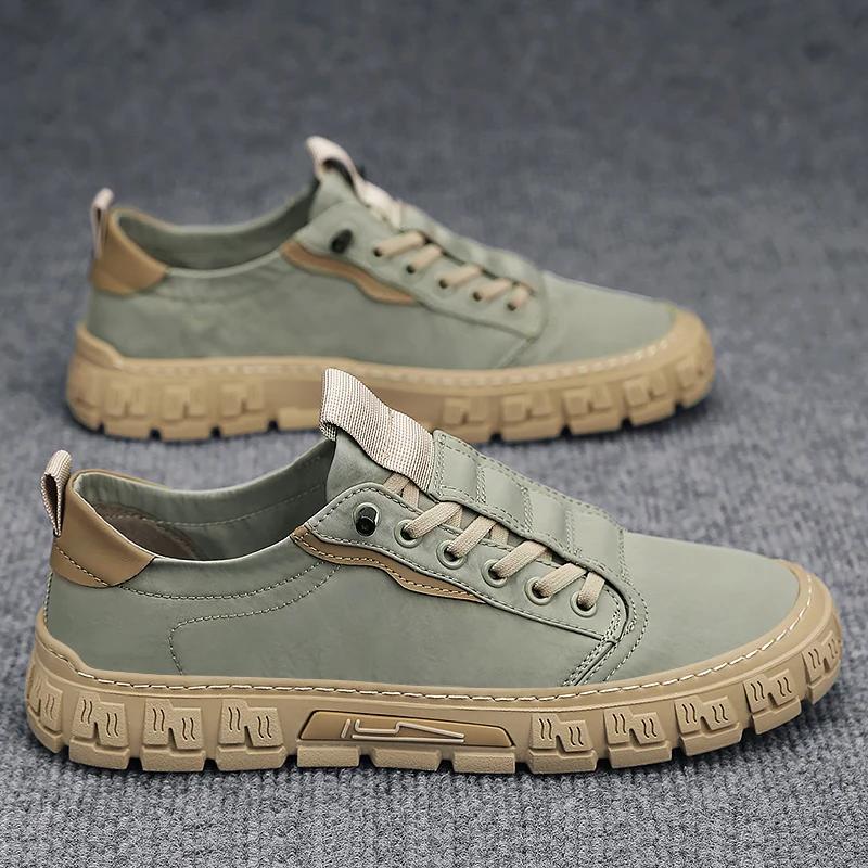 2024 Новая повседневная обувь Мужские кроссовки Уличные парусиновые туфли для ходьбы Лоферы Удобная мужская обувь tenis hombres