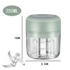 Portable Wireless Electric Mini Food Chopper Bowl Garlic Masher USB Rechargeable Vegetable Meat Grinder Kitchen Blender Gadget 4