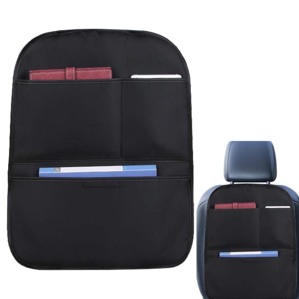 Защитное покрытие для заднего сиденья для детей, защита спинки автомобильного сиденья с местом для хранения, большие коврики для автомобиля, защита от грязи