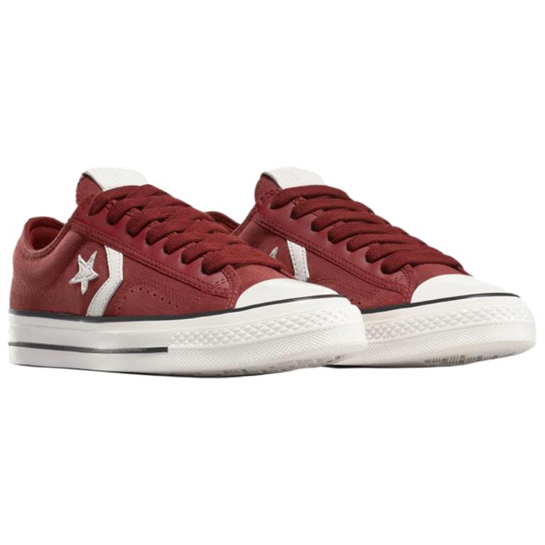 Converse Star Player 76 Low Suede Remix - Rottin Apple Унисекс Кроссовки Красный Винтажный-Белый A13239C