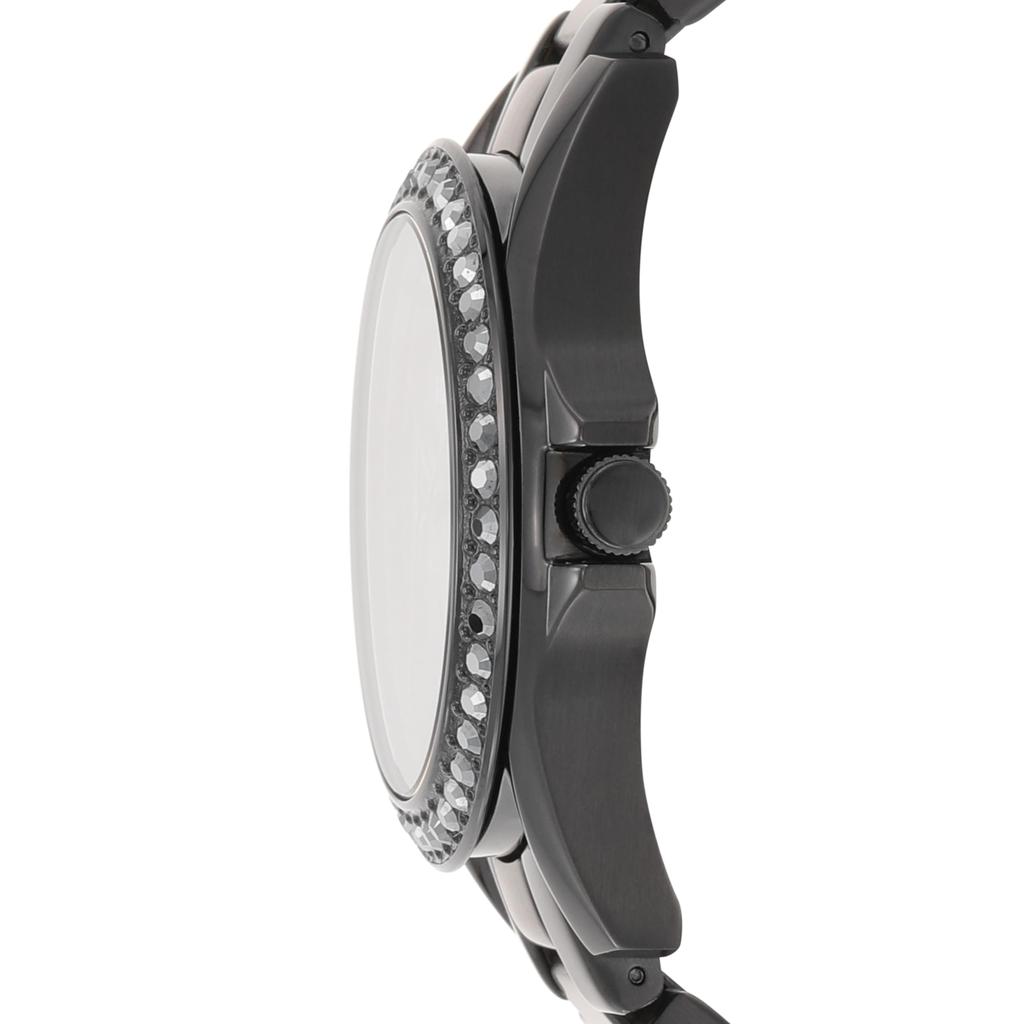 RILEY Multifunction Black Stainless Steel Watch
