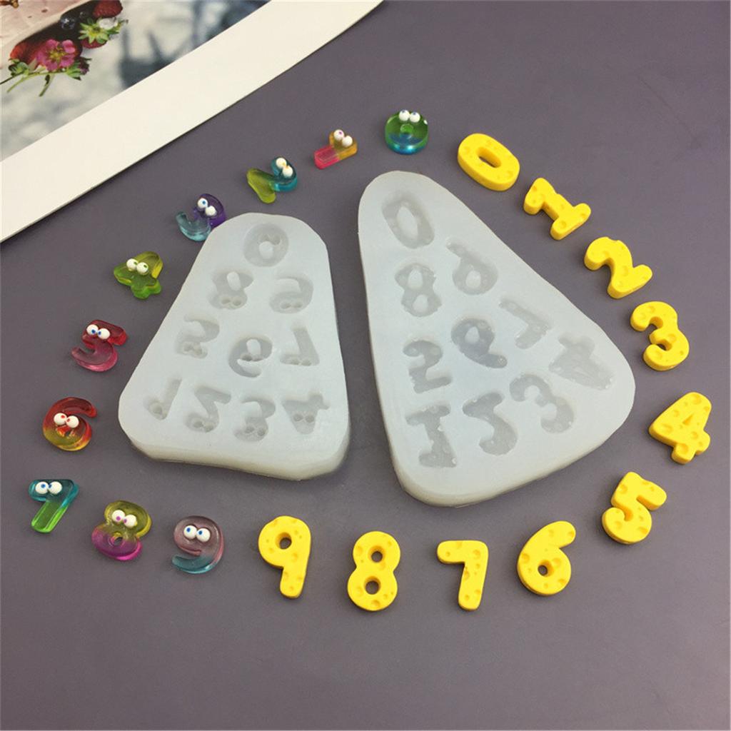 Уникальные номера силиконовые формы для выпечки инструменты для украшения тортов помадкой формы для изготовления шоколадных конфет свечей мыла